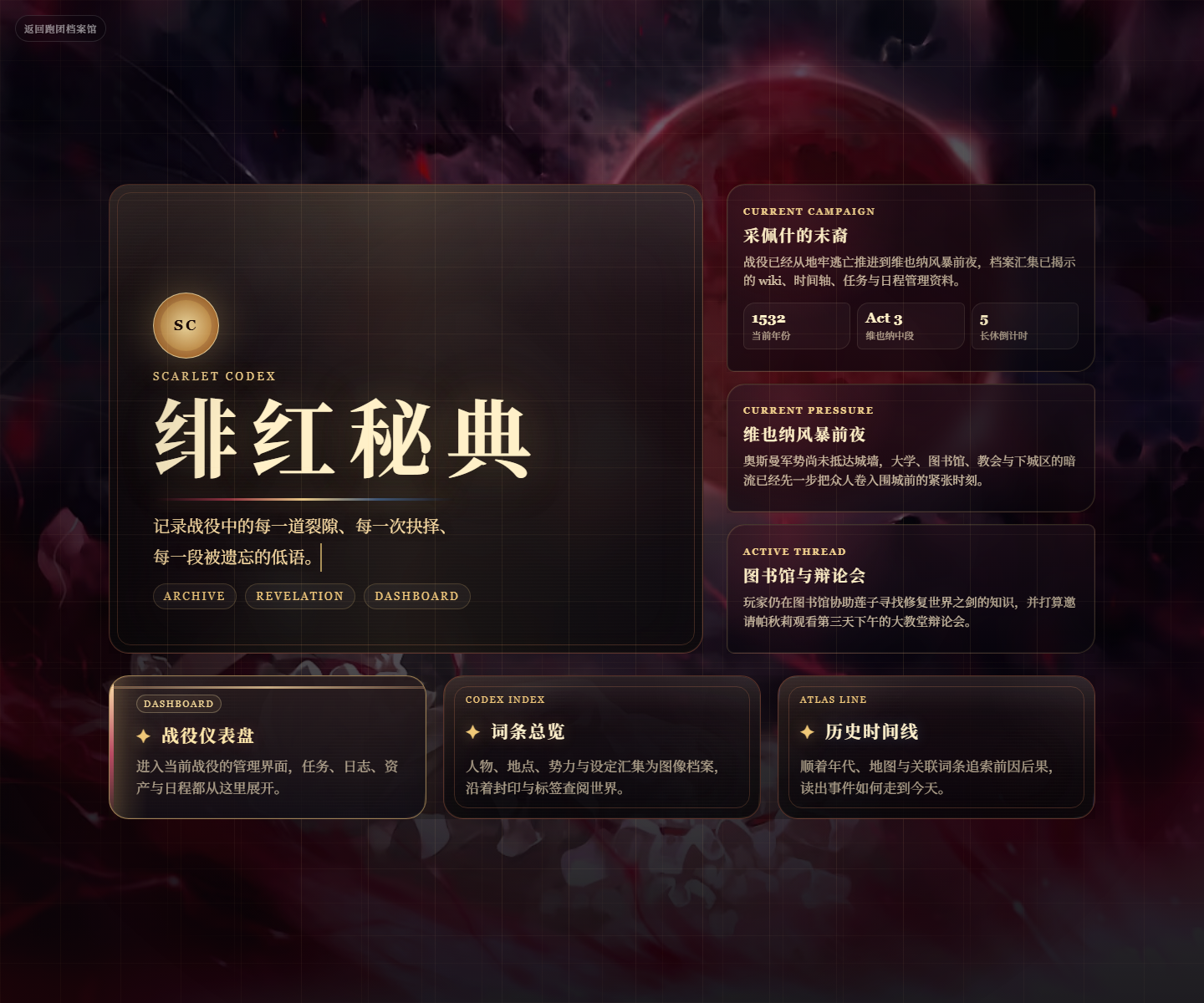 战役首页