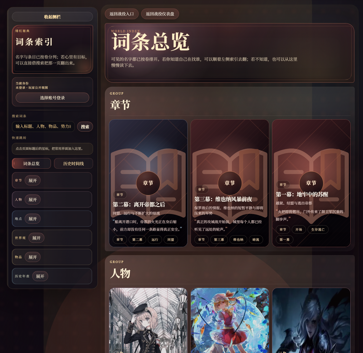词条总览